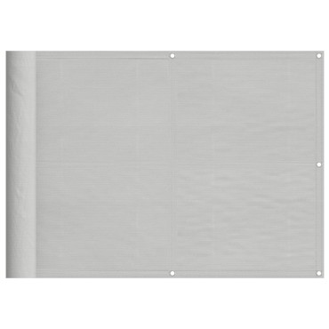 vidaXL Διαχωριστικό Βεράντας Αν. Γκρι 75x800εκ 100% Πολ. Ύφασμα Oxford