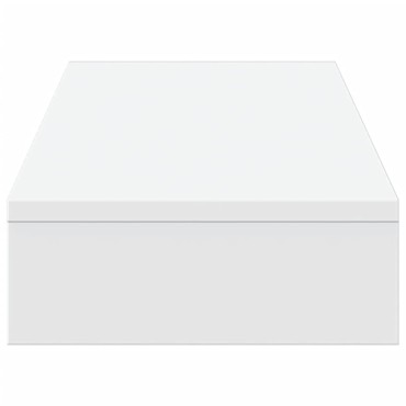vidaXL Βάση Οθονών Λευκή 100x27x10 εκ. από Επεξ. Ξύλο