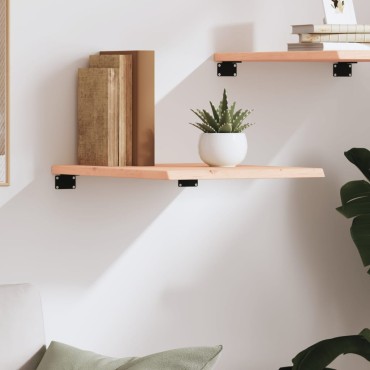 vidaXL Ράφι Τοίχου 40x60x2cm από Ακατέργαστο Μασίφ Ξύλο Δρυός 1 τεμ.