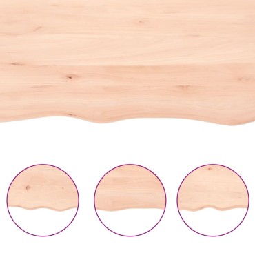 vidaXL Ράφι Τοίχου 40x60x2cm από Ακατέργαστο Μασίφ Ξύλο Δρυός 1 τεμ.