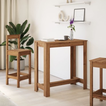 vidaXL Τραπέζι Μπαρ Αρτισιανή Δρυς 102x50x103,5cm Επεξ. Ξύλο 1 τεμ.