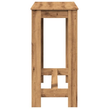 vidaXL Τραπέζι Μπαρ Αρτισιανή Δρυς 102x50x103,5cm Επεξ. Ξύλο 1 τεμ.