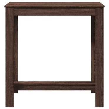 vidaXL Τραπέζι Μπαρ Καφέ Δρυς 102x50x103,5cm Επεξεργ. Ξύλο 1 τεμ.