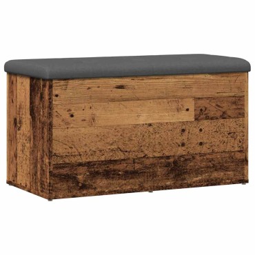 Πάγκος αποθήκευσης vidaXL Παλαιό ξύλο 82x42x45cm Κατασκευασμένο ξύλο