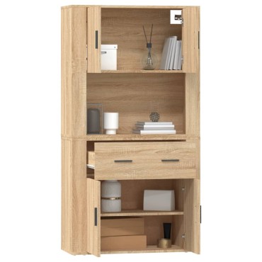 vidaXL Ντουλάπι Sonoma δρυς από Επεξεργασμένο Ξύλο 80x33x70cm 1 τεμ.