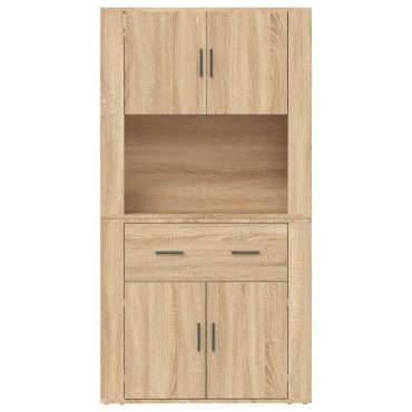 vidaXL Ντουλάπι Sonoma δρυς από Επεξεργασμένο Ξύλο 80x33x70cm 1 τεμ.