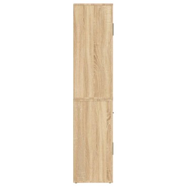 vidaXL Ντουλάπι Sonoma δρυς από Επεξεργασμένο Ξύλο 80x33x70cm 1 τεμ.