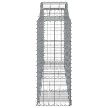 vidaXL Συρματοκιβώτια Τοξωτά 30 τεμ. 300x50x120/140 εκ. Γαλβαν. Ατσάλι
