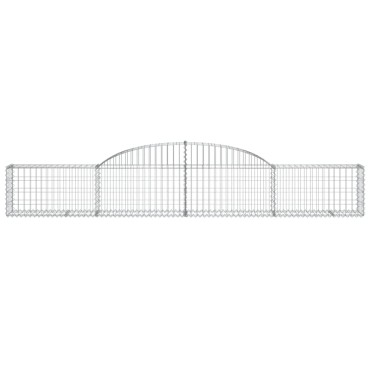 vidaXL Συρματοκιβώτια Τοξωτά 11 τεμ. 300x30x40/60 εκ. Γαλβαν. Ατσάλι