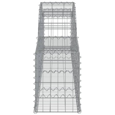 vidaXL Συρματοκιβώτια Τοξωτά 11 τεμ. 300x30x40/60 εκ. Γαλβαν. Ατσάλι