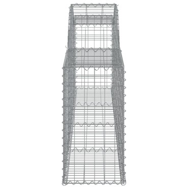 vidaXL Συρματοκιβώτια Τοξωτά 25 τεμ. 300x30x60/80 εκ. Γαλβαν. Ατσάλι