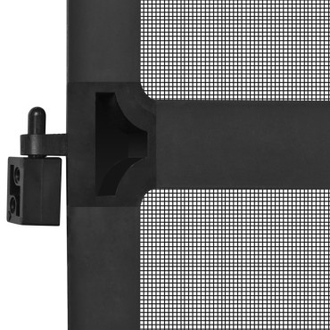 vidaXL Σήτα Πόρτας με Μεντεσέδες Ανθρακί 120 x 240 εκ.