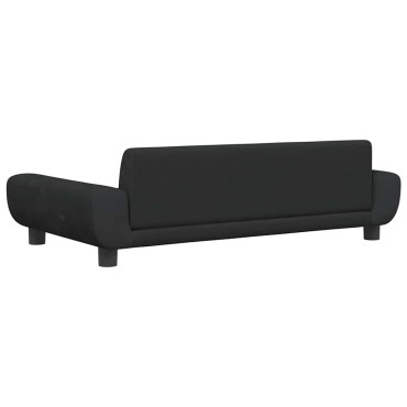 vidaXL Κρεβάτι Σκύλου Μαύρο 100 x 54 x 33 εκ. Βελούδινο