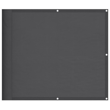 vidaXL Διαχωριστικό Βεράντας Ανθρακί 90x800εκ 100% Πολ. Ύφασμα Oxford