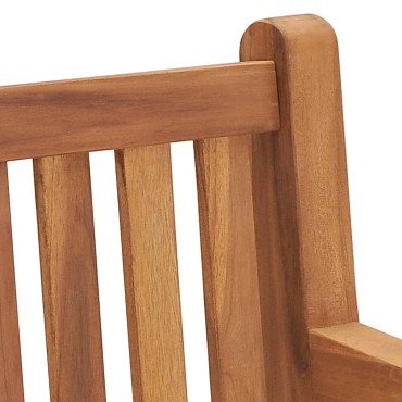 vidaXL Παγκάκι Κήπου από Μασίφ Ξύλο Teak 228x69x92cm 1 τεμ.