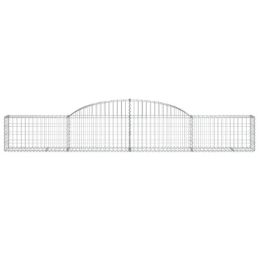 vidaXL Συρματοκιβώτια Τοξωτά 13 τεμ. 300x30x40/60 εκ. Γαλβαν. Ατσάλι