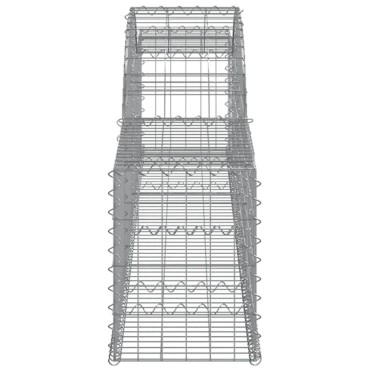 vidaXL Συρματοκιβώτια Τοξωτά 13 τεμ. 300x30x40/60 εκ. Γαλβαν. Ατσάλι