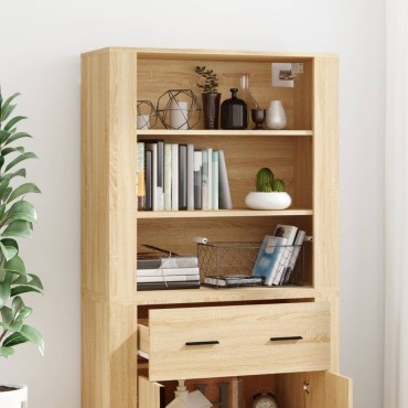 vidaXL Ντουλάπι Sonoma δρυς από Επεξεργασμένο Ξύλο 80x33x70cm 1 τεμ.