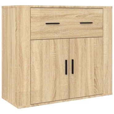 vidaXL Ντουλάπι Sonoma δρυς από Επεξεργασμένο Ξύλο 80x33x70cm 1 τεμ.