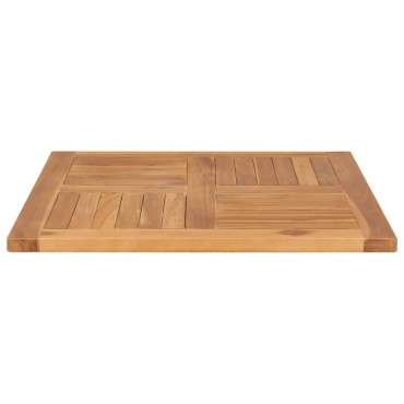 vidaXL Επιφάνεια Τραπεζιού 70x70x2,5cm από Μασίφ Ξύλο Teak 1 τεμ.