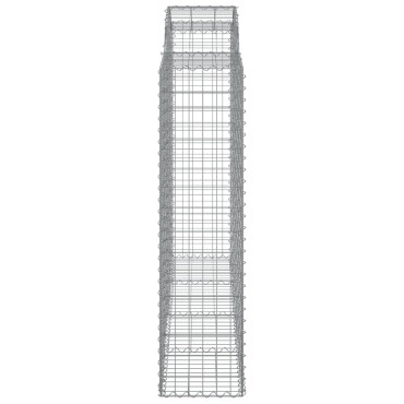 vidaXL Συρματοκιβώτια Τοξωτά 20 τεμ. 200x50x160/180 εκ. Γαλβαν. Ατσάλι