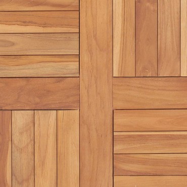 vidaXL Επιφάνεια Τραπεζιού 60x60x2,5cm Μασίφ Ξύλο Teak 1 τεμ.