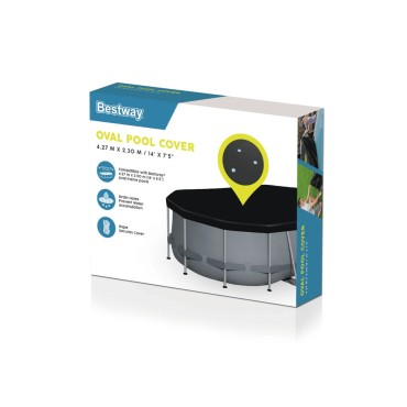 Bestway Κάλυμμα Πισίνας Flowclear 418 x 230 εκ.