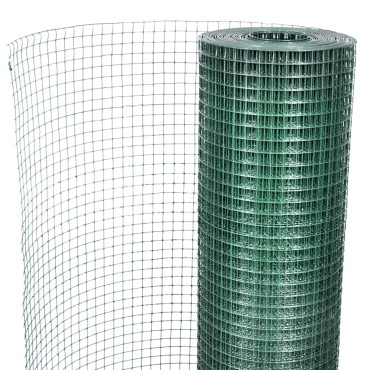 vidaXL Συρματόπλεγμα Κοτετσόσυρμα Πράσινο 1x25 μ Γαλβανισμένος Χάλυβας 25x1 μ. (MxΥ)</li><li>Διαστάσεις ματιού: 25x25 χιλ. (ΜxΠ)</li><li>Διάμετρος κουλούρας: 23,5cm