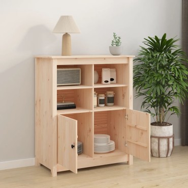 vidaXL Συρταριέρα 83x41,5x100cm από Μασίφ Ξύλο Πεύκου 1 τεμ.