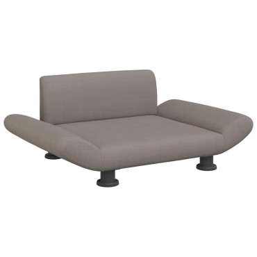 vidaXL Κρεβάτι Σκύλου Taupe 70x45x28 εκ. Υφασμάτινο