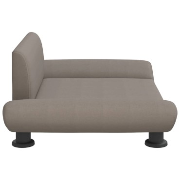 vidaXL Κρεβάτι Σκύλου Taupe 70x45x28 εκ. Υφασμάτινο