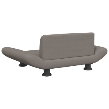 vidaXL Κρεβάτι Σκύλου Taupe 70x45x28 εκ. Υφασμάτινο