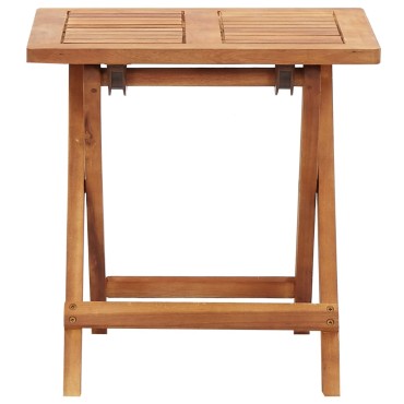 vidaXL Τραπεζάκι Κήπου Πτυσσόμενο 40x40x40cm Μασίφ Ξύλο Ακακίας 1 τεμ.
