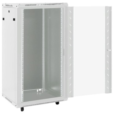 vidaXL Καμπίνα Δικτύου 22U 19" IP20 Μαύρη 60x60x120 εκ.