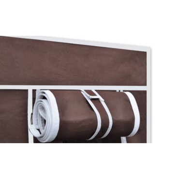 vidaXL Ντουλάπα Καφέ Υφασμάτινη 110x45x175cm 1 τεμ.
