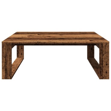 vidaXL Τραπεζάκι Σαλονιού Παλ. Ξύλο 100x100x35cm από Επεξ. Ξύλο 1 τεμ.