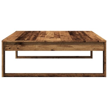 vidaXL Τραπεζάκι Σαλονιού Παλ. Ξύλο 100x100x35cm από Επεξ. Ξύλο 1 τεμ.