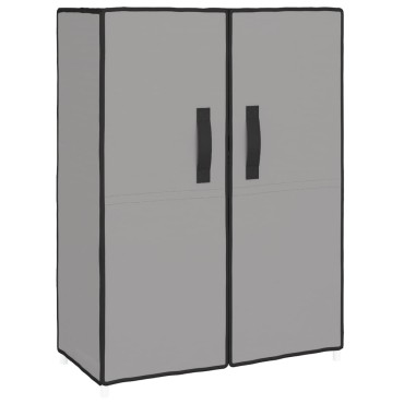 vidaXL Ντουλάπα Παπουτσιών Γκρι 60x28x90cm Υφασμάτινη