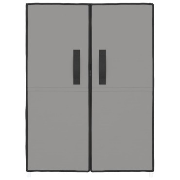 vidaXL Ντουλάπα Παπουτσιών Γκρι 60x28x90cm Υφασμάτινη