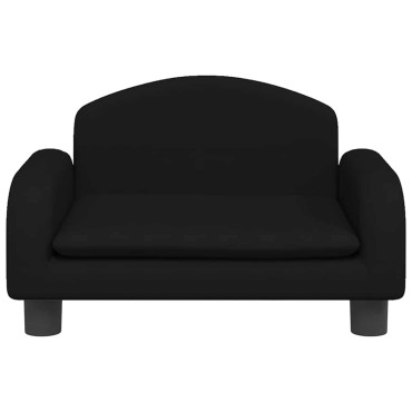 vidaXL Κρεβάτι Σκύλου Μαύρο 50 x 40 x 30 εκ. Υφασμάτινο