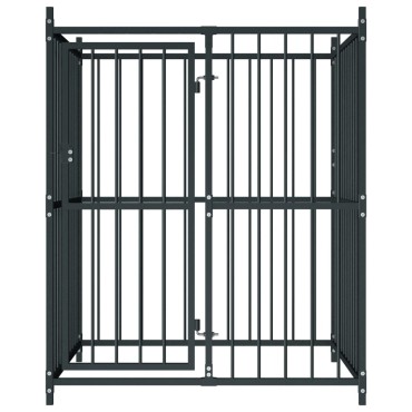 vidaXL Κλουβί Σκύλου Εξωτερικού Χώρου 120 x 120 x 150 εκ.