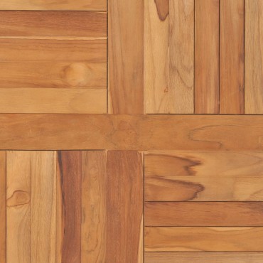 vidaXL Επιφάνεια Τραπεζιού Τετράγωνη 80x80x2,5cm Μασίφ Ξύλο Teak 1 τεμ.
