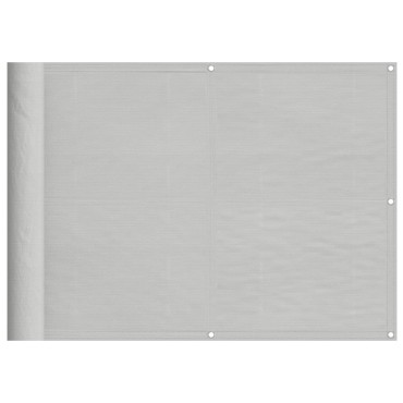 vidaXL Διαχωριστικό Βεράντας Αν. Γκρι 75x700εκ 100% Πολ. Ύφασμα Oxford