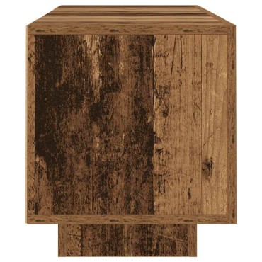 vidaXL Έπιπλο Τηλεόρασης LED Όψη Παλαιού Ξύλου 160x35x40cmΕπεξ. Ξύλο