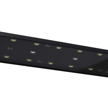 vidaXL Φωτιστικό Ενυδρείου LED με Σφιγκτήρες Μπλε/Λευκό 90-105 εκ.