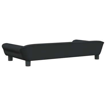 vidaXL Κρεβάτι Σκύλου Μαύρο 100 x 50 x 21 εκ. Βελούδινο