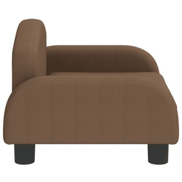 vidaXL Καναπές Παιδικός Καφέ 50x40x30cm από Ύφασμα 1 τεμ.