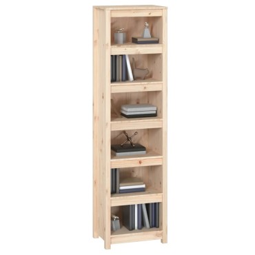 vidaXL Βιβλιοθήκη 50x35x183cm από Μασίφ Ξύλο Πεύκου 1 τεμ.
