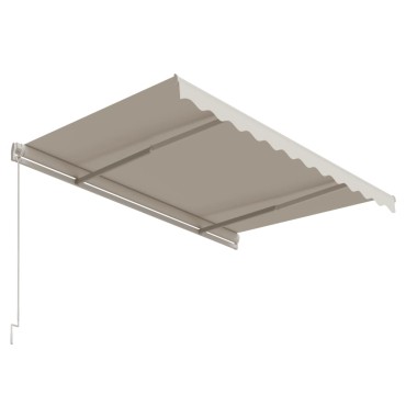 vidaXL Tέντα Συρόμενη Αυτόματη Κρεμ 300 x 250 εκ.