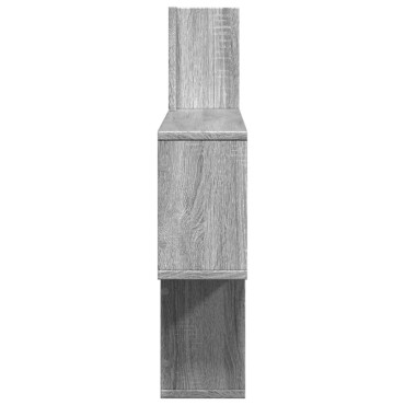 vidaXL Ραφιέρα Τοίχου Γκρι Sonoma 100x15x70cm Επεξεργασμένο Ξύλο 1 τεμ.